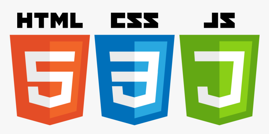 HTML CSS and Javascript Logos